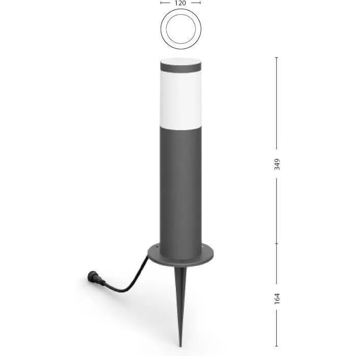 Borne/clairage De Chemin Philips 3 W - 2