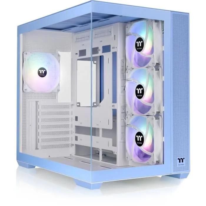 Thermaltake View 380 TG ARGB Hydrangea Blue - Bo�tier moyen tour - Bleu cla...