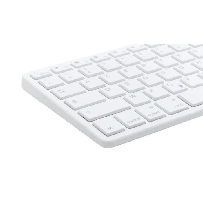 Clavier TKL - BLUESTORK - Bluetooth Rechargeable pour Mac - Blanc - 3