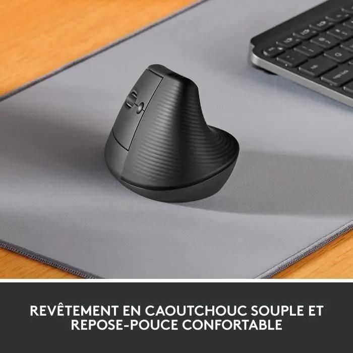 Logitech Lift Left Mouse - Souris ergonomique verticale pour gauchers sans ... - 3