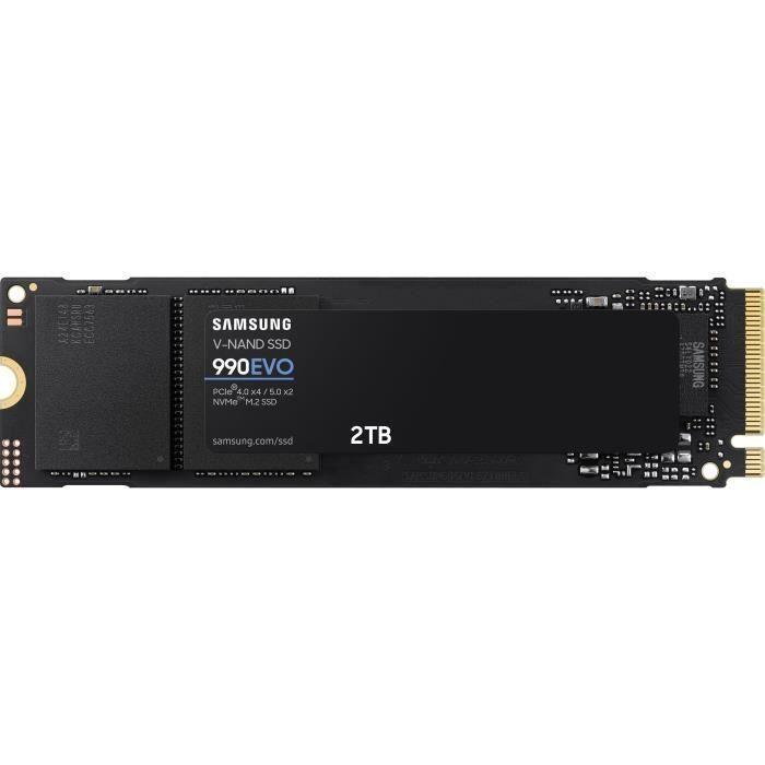 Samsung 990 EVO MZ-V9E2T0BW - SSD - chiffr - 2 To - interne - M.2 2280 - P...