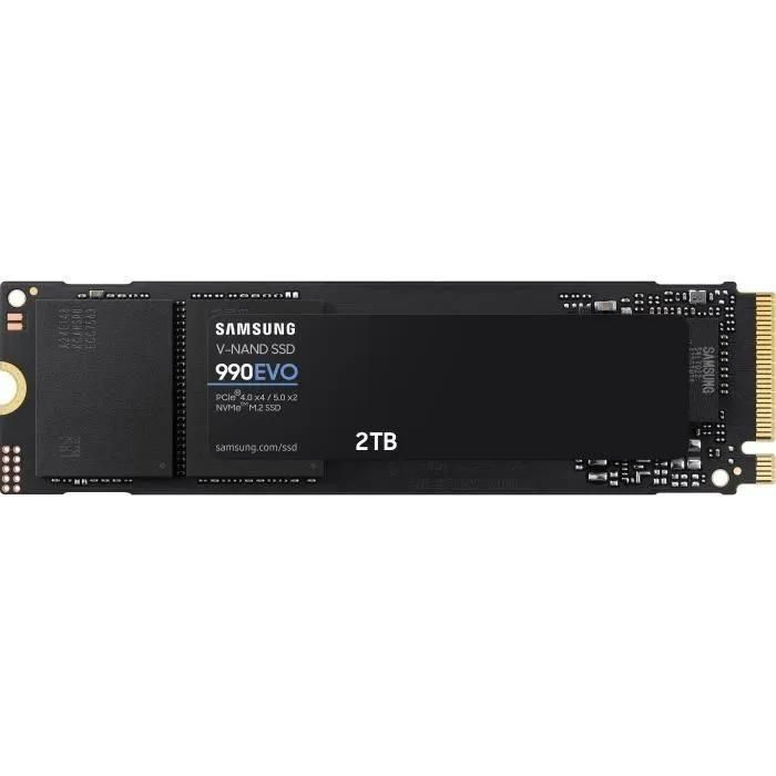 Samsung 990 EVO MZ-V9E2T0BW - SSD - chiffr - 2 To - interne - M.2 2280 - P... - 2