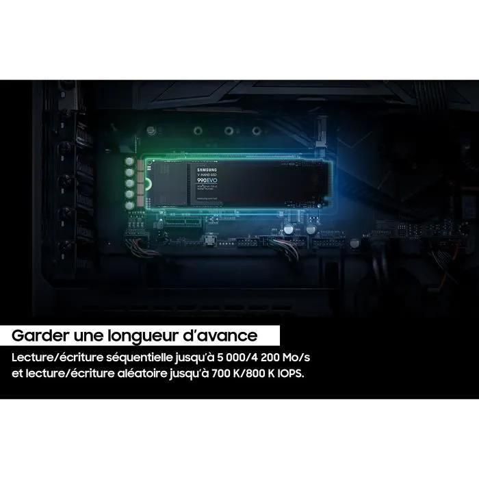 Samsung 990 EVO MZ-V9E2T0BW - SSD - chiffr - 2 To - interne - M.2 2280 - P... - 7