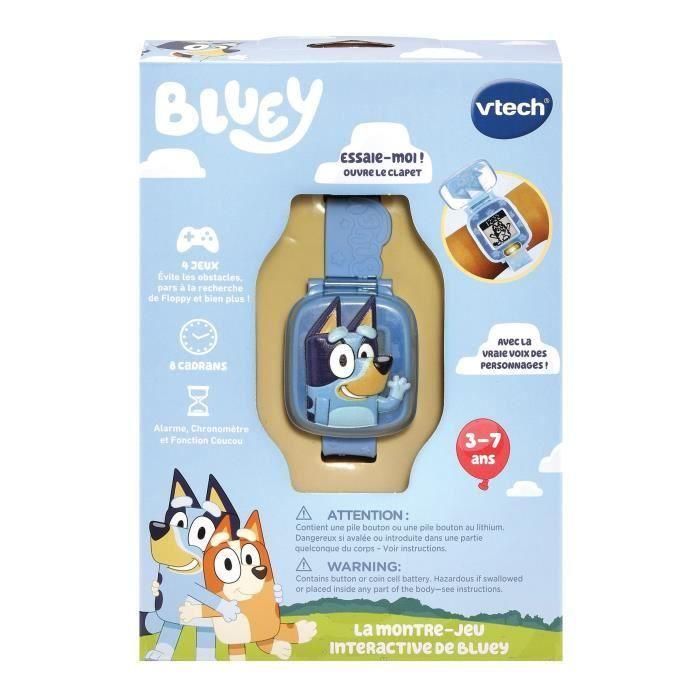 Jouets Educatifs Licence Bluey - La Montre-Jeu Interactive De Bluey