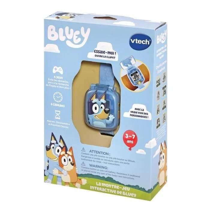 Jouets Educatifs Licence Bluey - La Montre-Jeu Interactive De Bluey - 4