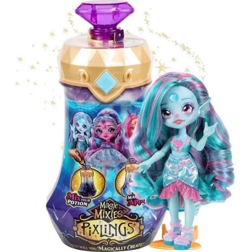 Poup�e Surprise Pixlings Bleu My Magic Mixies - La Poup�e - 3