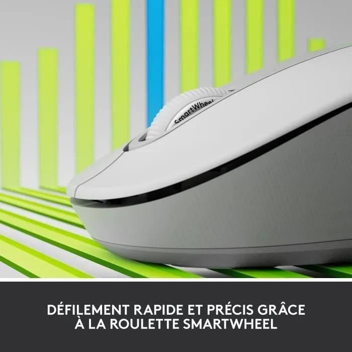 Logitech Signature M650 - Souris - optique - 5 boutons - sans fil - 2.4 GHz... - 3
