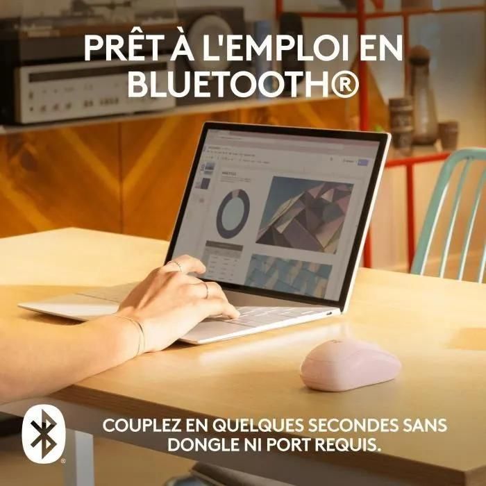 Logitech M240 Silent - Souris - droitiers et gauchers - optique - 3 boutons... - 3
