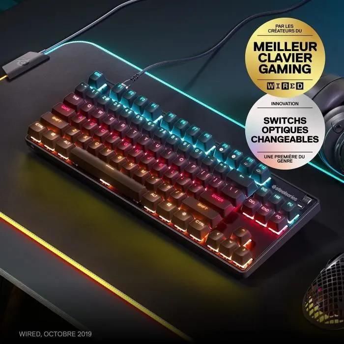 SteelSeries Apex 9 TKL - Clavier - backlit - USB - Fran�ais - commutateur :... - 4