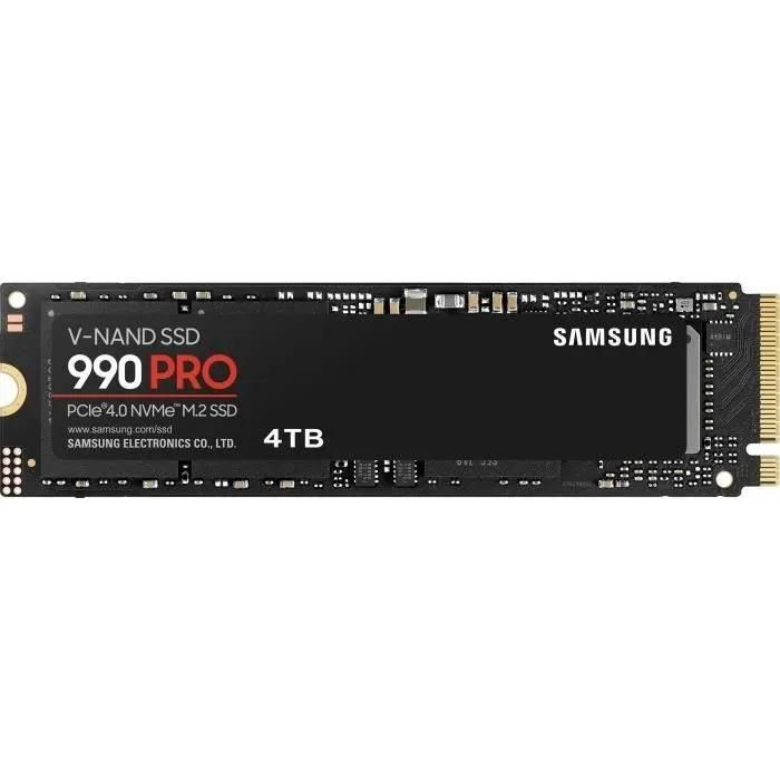 Samsung 990 PRO MZ-V9P4T0BW - SSD - chiffr - 4 To - interne - M.2 2280 - P...