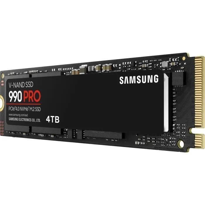 Samsung 990 PRO MZ-V9P4T0BW - SSD - chiffr - 4 To - interne - M.2 2280 - P... - 4