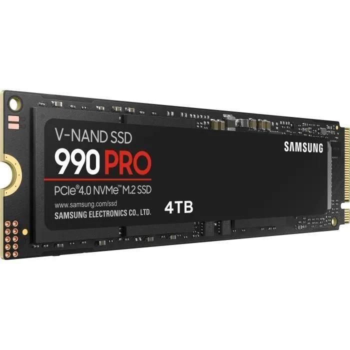 Samsung 990 PRO MZ-V9P4T0BW - SSD - chiffr - 4 To - interne - M.2 2280 - P... - 5