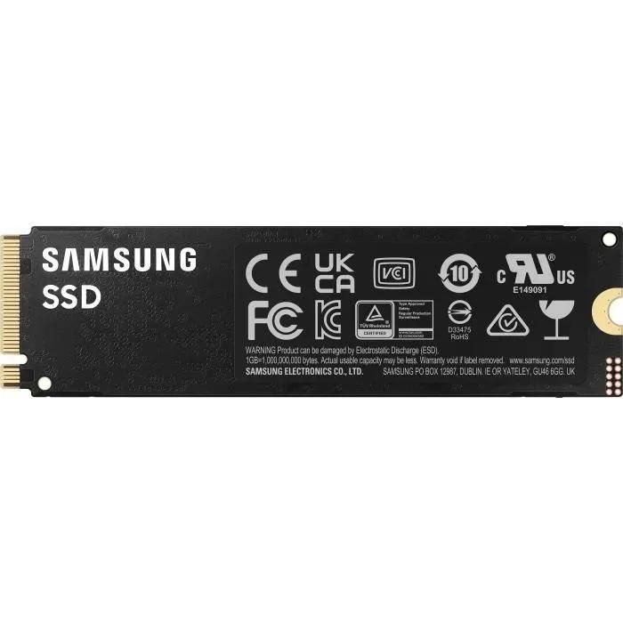 Samsung 990 PRO MZ-V9P4T0BW - SSD - chiffr - 4 To - interne - M.2 2280 - P... - 6