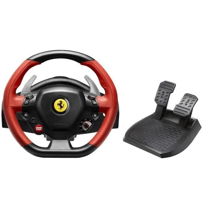 Thrustmaster Ferrari 458 Spider - Ensemble Volant Et P�dales - Filaire - Po...