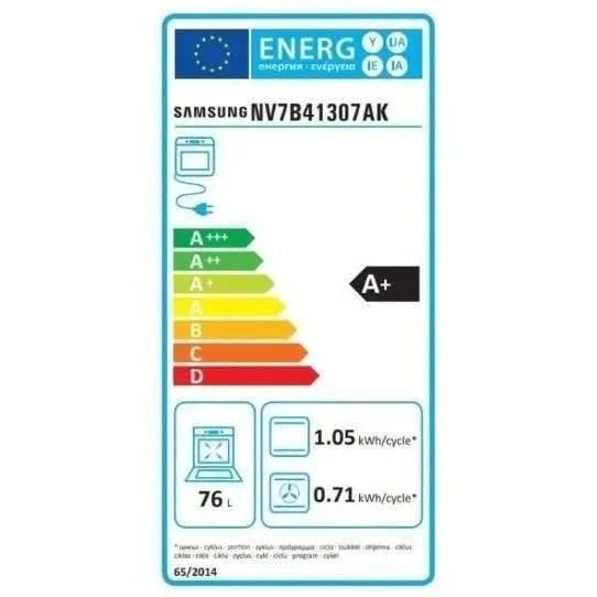 Samsung Series 4 NV7B41307AK Four Noir propre - 4