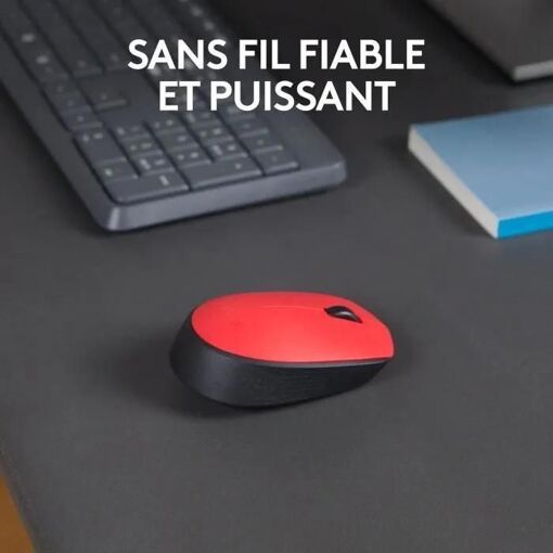 Logitech M171 - Souris - sans fil - 2.4 GHz - r�cepteur sans fil USB - noir... - 2