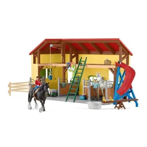 Farm World Ecurie Avec Boxes Et Animaux - 2