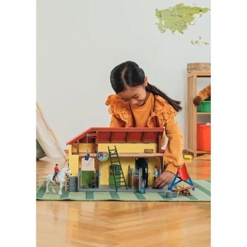 Farm World Ecurie Avec Boxes Et Animaux - 3
