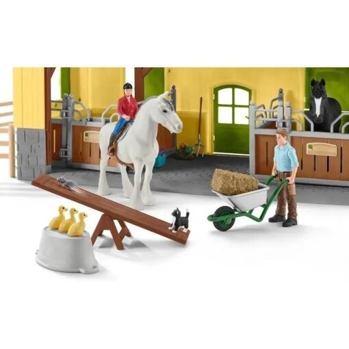 Farm World Ecurie Avec Boxes Et Animaux - 4