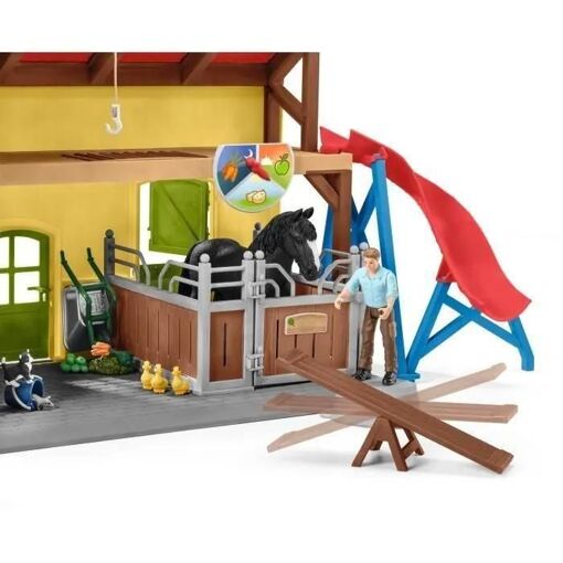 Farm World Ecurie Avec Boxes Et Animaux - 5