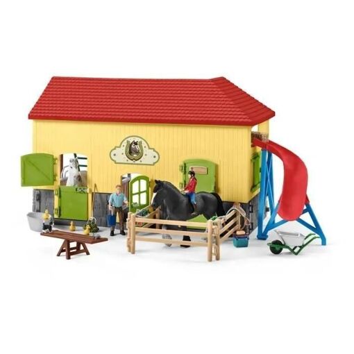 Farm World Ecurie Avec Boxes Et Animaux - 6