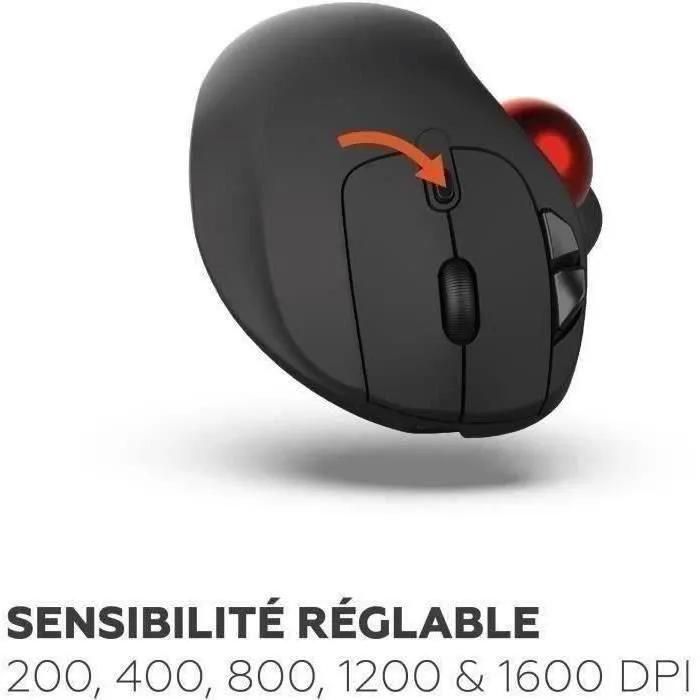 Souris sans fil - MOBILITY LAB - Trackball - Noir - 2