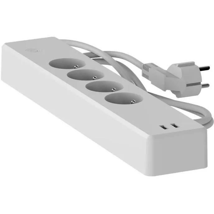 Calex Smart Home - Prise Multiple - 4x + 2x Usb Wifi - 4