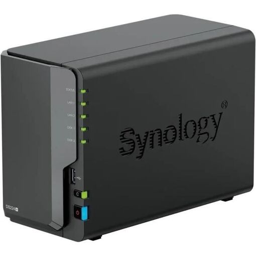 Synology Disk Station DS224+ - Serveur NAS - RAID RAID 0, 1, JBOD - RAM 2 G... - 2