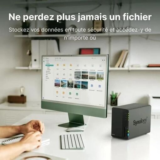 Synology Disk Station DS224+ - Serveur NAS - RAID RAID 0, 1, JBOD - RAM 2 G... - 4