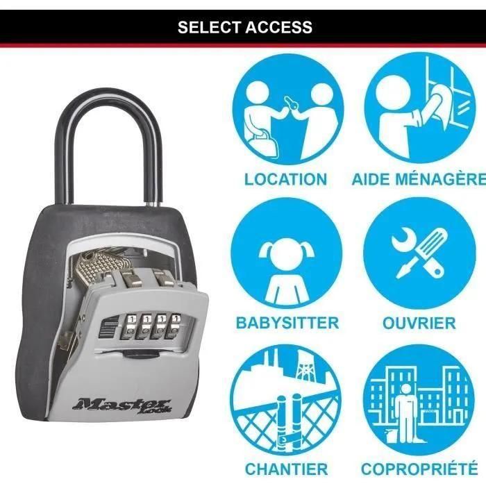 Coffre � cl� mural 5401EURD MASTER LOCK 51634489 - 3