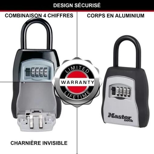 Coffre � cl� mural 5401EURD MASTER LOCK 51634489 - 4