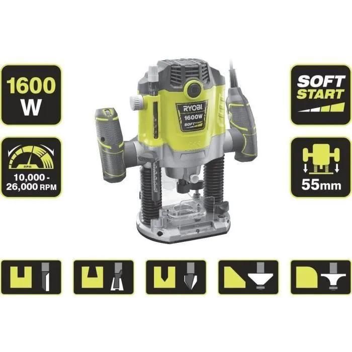 Dfonceuse 1600 W - RRT1600-K - 2