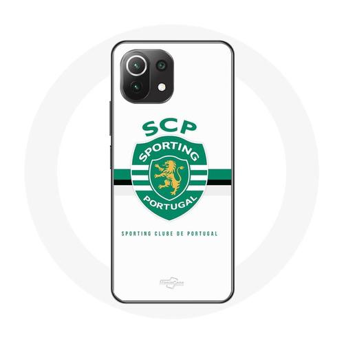 Coque Xiaomi Mi 11 Lite Scp Sporting Portugal Fond Blanc