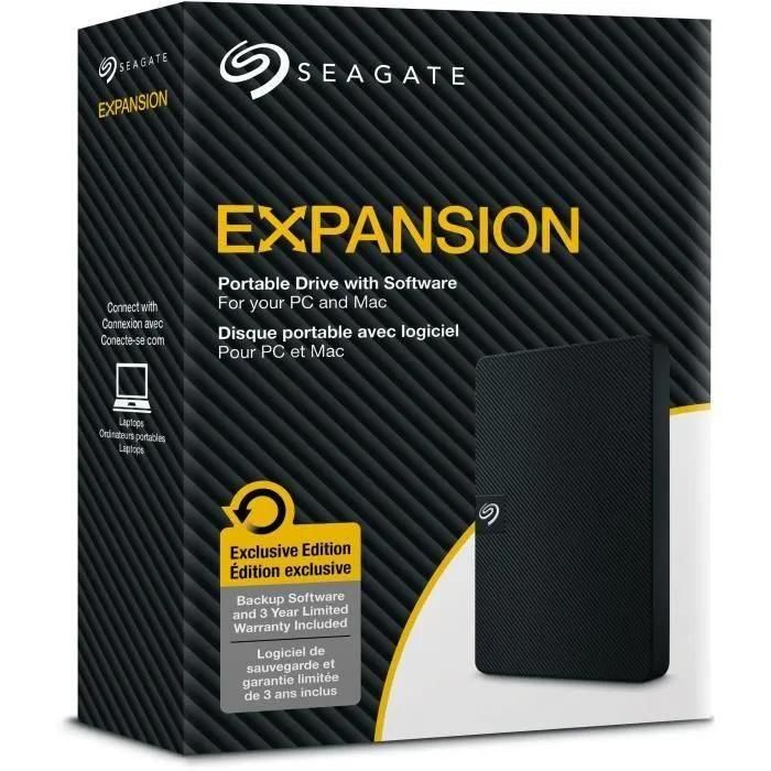 Seagate Expansion STKM5000400 - Disque dur - 5 To - externe (portable) - US... - 6