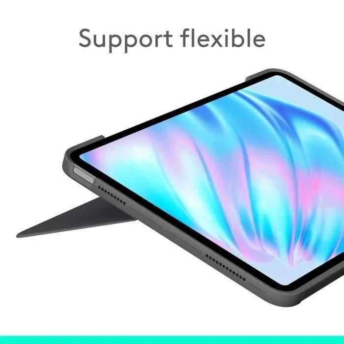Logitech Combo Touch - Clavier et tui - avec trackpad - rtroclair - App... - 2