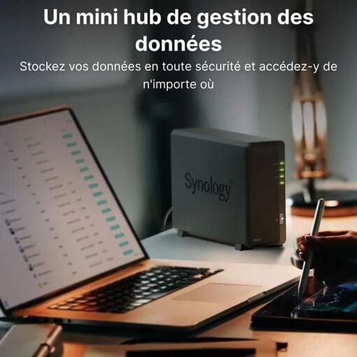 Synology Disk Station DS124 - Serveur NAS - RAM 1 Go - Gigabit Ethernet - i... - 4