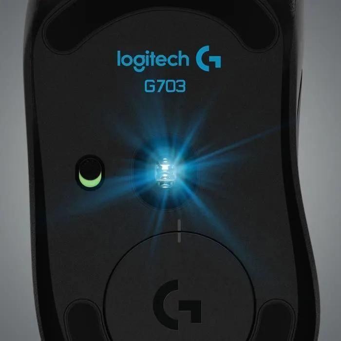 Souris de jeu sans fil Logitech G703 LIGHTSPEED with HERO 16K Sensor - Sour... - 6