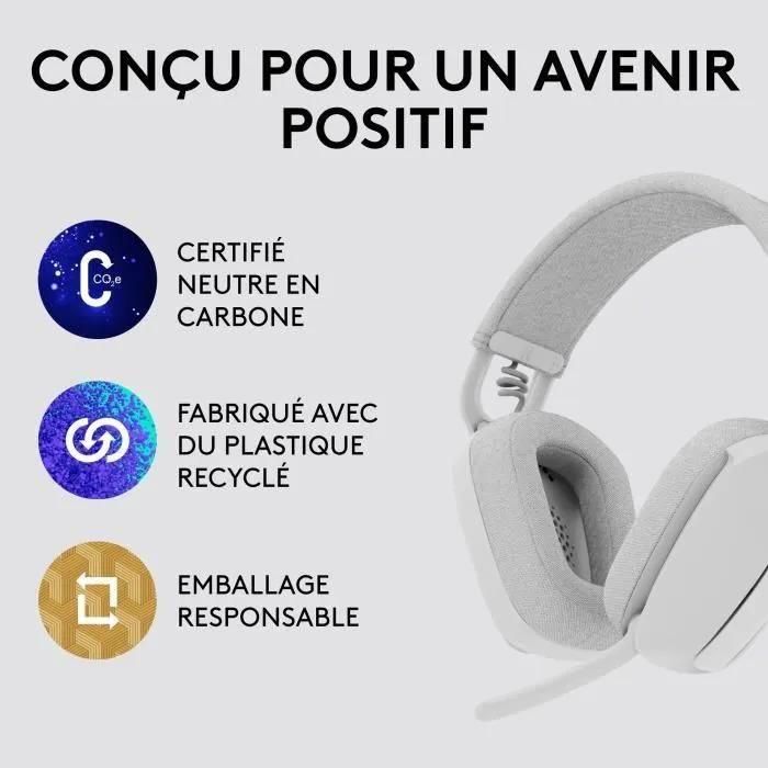 Logitech Zone Vibe 100 - Micro-casque - circum-aural - Bluetooth - sans fil... - 5