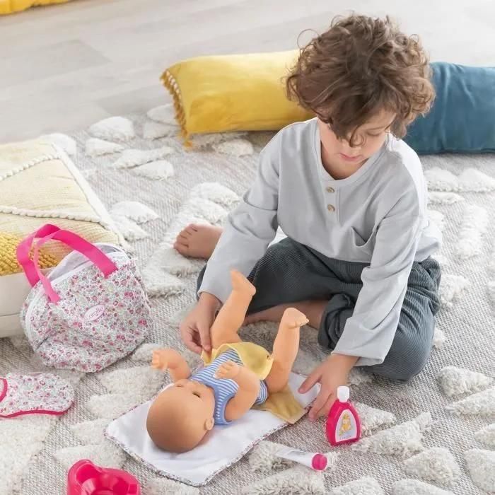 Mes Accessoires Poupons Corolle Bb36 Coffret Accessoires  Langer Fleuri - 5