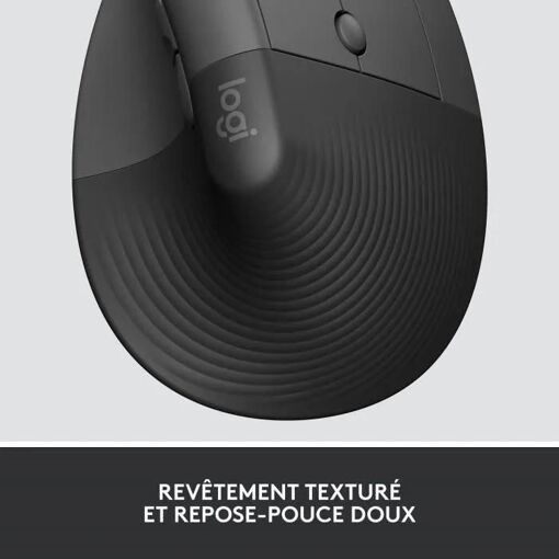 Logitech Lift for Business - Souris verticale - ergonomique - 6 boutons - s... - 3