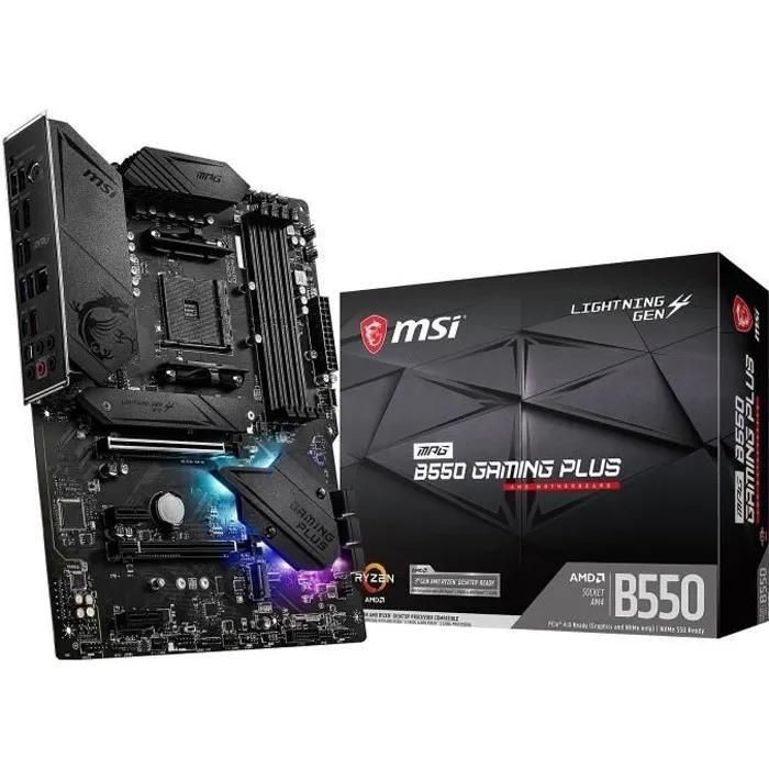 MSI MPG B550 GAMING PLUS - Carte-m�re - ATX - Socket AM4 - AMD B550 Chipset... - 2