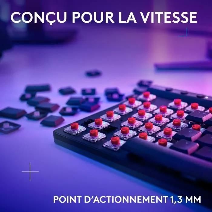 Clavier Gamer - Sans fil - Logitech G - G515 TKL Lightspeed - Mcanique Lin... - 3