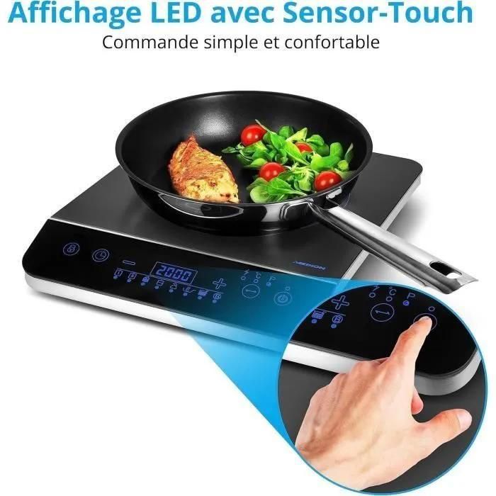 Plaque induction posable - MEDION - MD 17595 - 1 Feu - L 29 x P 36 cm - 4