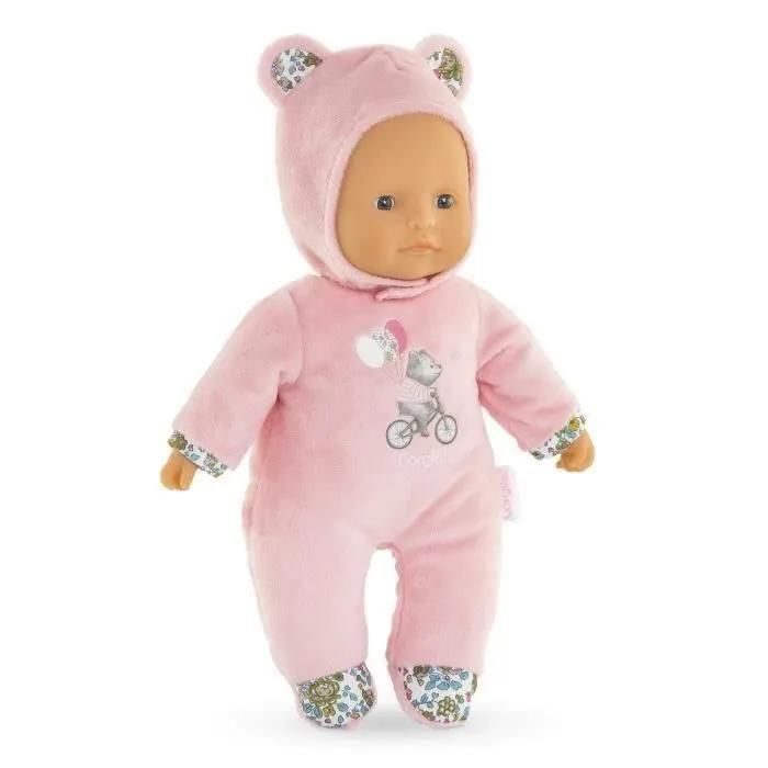 Mon Doudou Corolle Pti' Cur Ours Rose - 3