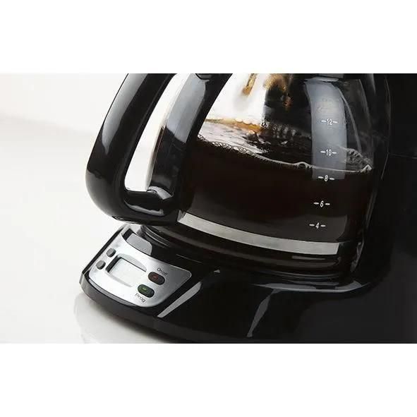 DOMO DO708K - Cafeti�re - 12 tasses - noir/inox - 6