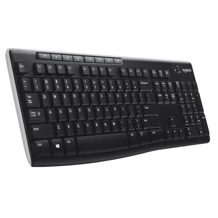 Clavier sans fil Logitech K270 - Clavier - sans fil - 2.4 GHz - Fran�ais - 2
