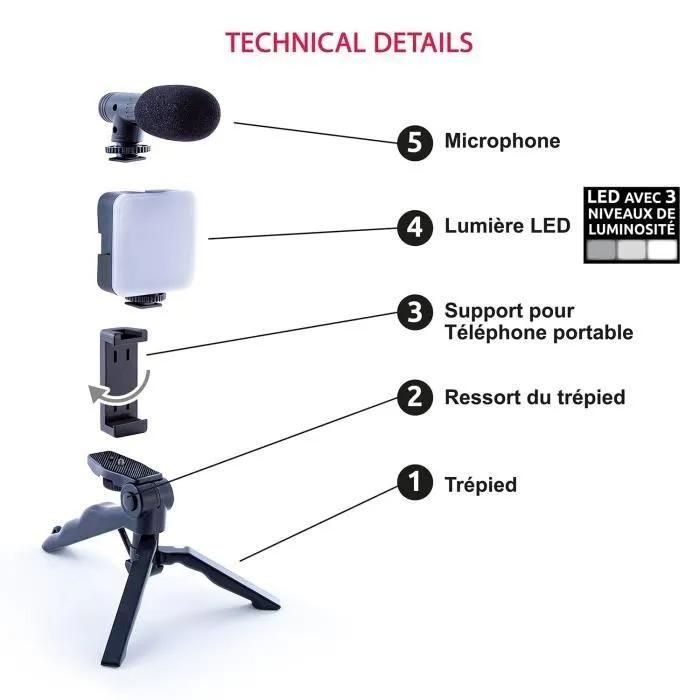 Studio Creator Kit De Podcast & Vlogging - 3