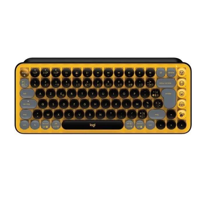 Clavier - Sans fil - Logitech - Pop Keys - M�canique - Touche Emoji - AZERT... - 2