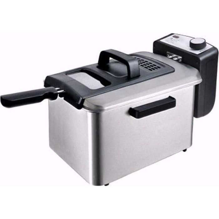 Friteuse 4 Litres CONTINENTAL EDISON CEFR4IX3 - 2000W