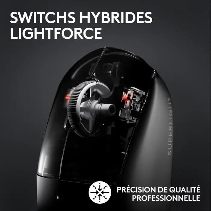 Logitech G PRO X SUPERLIGHT 2 - Souris - optique - 5 boutons - sans fil - 2... - 3